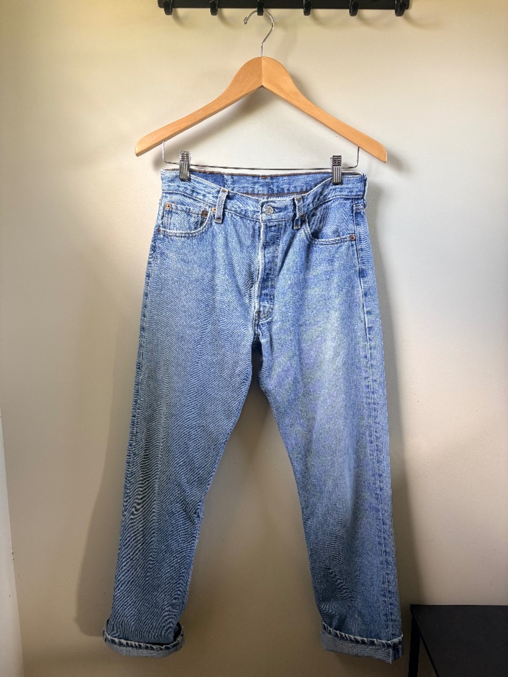 Vintage Levi’s 501 Button Fly Straight Leg Men’s 30x30